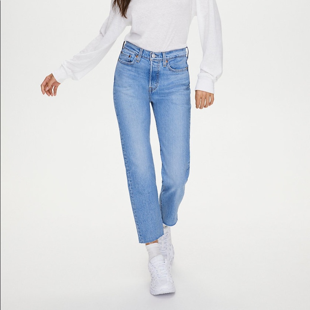 Levi’s Wedgie Straight Jean denim aritzia
